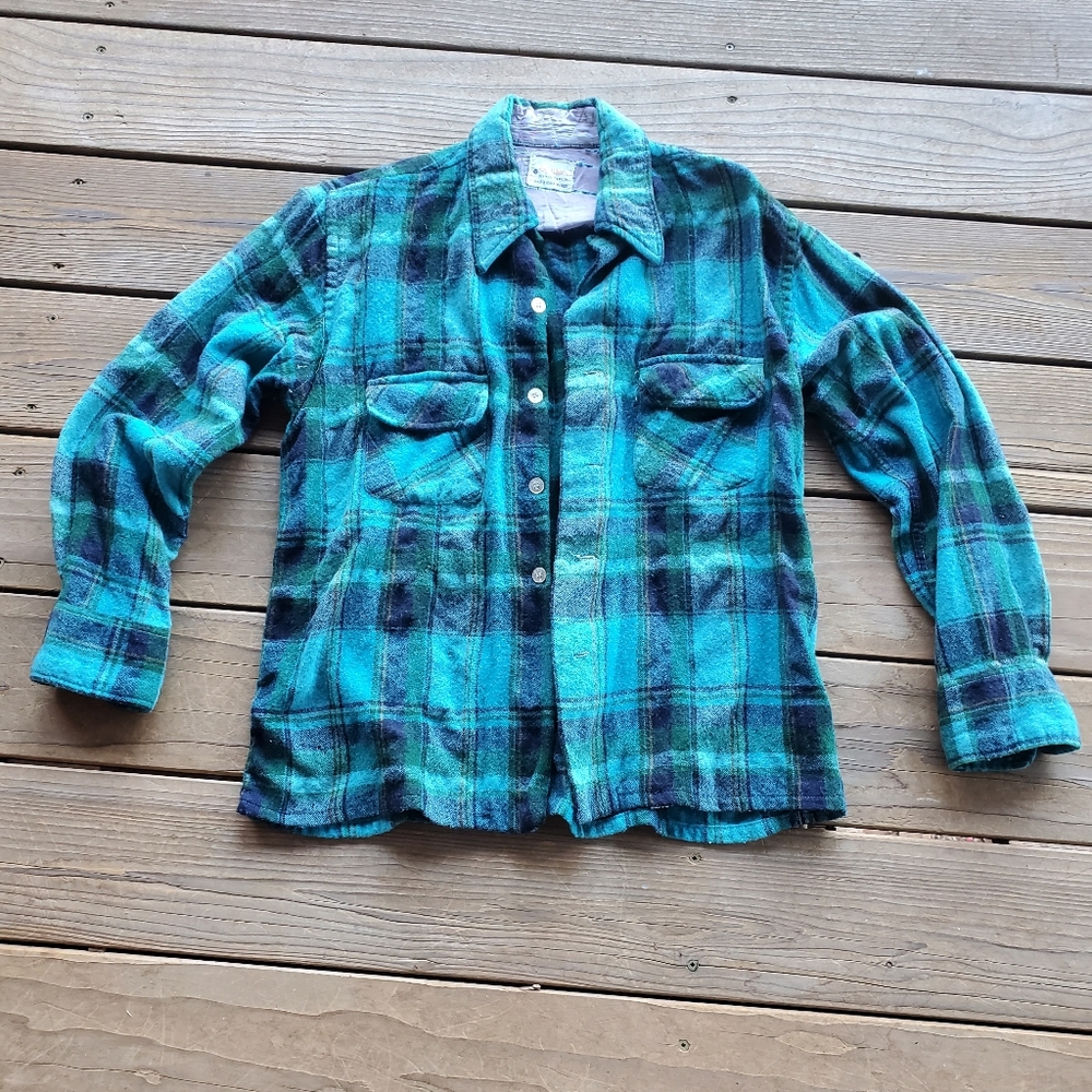 Vintage Royal Choice Plaid Shirt